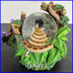 Disney Jungle Book Snow Globe Tested Bare Necessities Hypnotizing Kaa & Mowgli