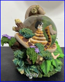 Disney Jungle Book Snow Globe Tested Bare Necessities Hypnotizing Kaa & Mowgli
