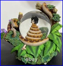 Disney Jungle Book Snow Globe Tested Bare Necessities Hypnotizing Kaa & Mowgli