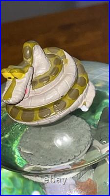 Disney Jungle Book Temple Musical Snow Globe Bare Necessities Works Well Vintage