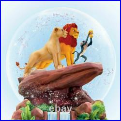 Disney LION KING Rotating MUSICAL Glitter Globe NEW