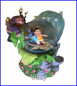 Disney Lilo And Stitch Surfing Musical Snow Globe Snowglobe Jumba Pleakley RARE Disney Lilo And Stitch Surfing Musical Snow Globe Snowglobe Jumba Pleakley RARE