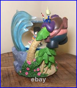Disney Lilo And Stitch Surfing Musical Snow Globe Snowglobe Jumba Pleakley RARE Disney Lilo And Stitch Surfing Musical Snow Globe Snowglobe Jumba Pleakley RARE