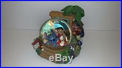 Disney Lilo & Stitch Aloha Animal Rescue Snowglobe Mint Rare