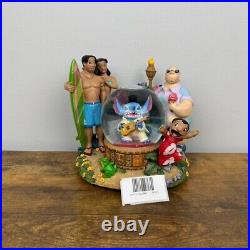 Disney Lilo & Stitch Elvis Musical Snow Globe Aloha Oe Tune Small Chip on Li Disney Lilo & Stitch Elvis Musical Snow Globe Aloha Oe Tune Small Chip on Li