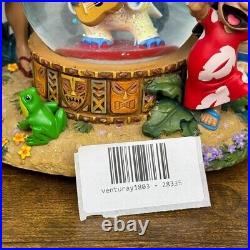 Disney Lilo & Stitch Elvis Musical Snow Globe Aloha Oe Tune Small Chip on Li Disney Lilo & Stitch Elvis Musical Snow Globe Aloha Oe Tune Small Chip on Li