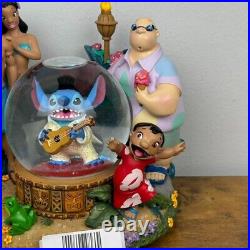 Disney Lilo & Stitch Elvis Musical Snow Globe Aloha Oe Tune Small Chip on Li Disney Lilo & Stitch Elvis Musical Snow Globe Aloha Oe Tune Small Chip on Li
