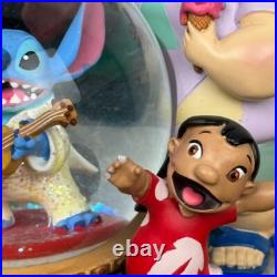 Disney Lilo & Stitch Elvis Musical Snow Globe Aloha Oe Tune Small Chip on Li Disney Lilo & Stitch Elvis Musical Snow Globe Aloha Oe Tune Small Chip on Li