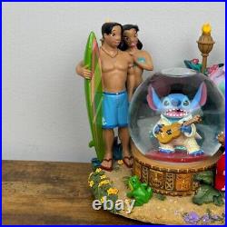 Disney Lilo & Stitch Elvis Musical Snow Globe Aloha Oe Tune Small Chip on Li Disney Lilo & Stitch Elvis Musical Snow Globe Aloha Oe Tune Small Chip on Li