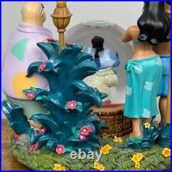Disney Lilo & Stitch Elvis Musical Snow Globe Aloha Oe Tune Small Chip on Li Disney Lilo & Stitch Elvis Musical Snow Globe Aloha Oe Tune Small Chip on Li