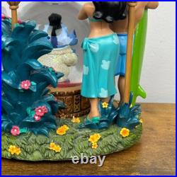 Disney Lilo & Stitch Elvis Musical Snow Globe Aloha Oe Tune Small Chip on Li Disney Lilo & Stitch Elvis Musical Snow Globe Aloha Oe Tune Small Chip on Li