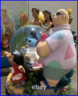 Disney Lilo & Stitch Snow Globe Stitch as Elvis Figurine