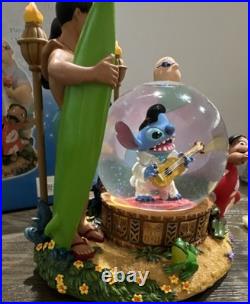 Disney Lilo & Stitch Snow Globe Stitch as Elvis Figurine