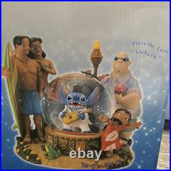 Disney Lilo & Stitch Snow Globe Stitch as Elvis Figurine
