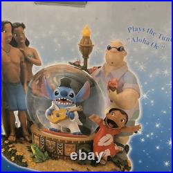 Disney Lilo & Stitch Snow Globe Stitch as Elvis Figurine