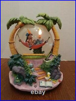 Disney Lilo and Stitch Aloha Musical Snow globe with light