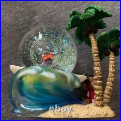 Disney Lilo and Stitch Snow Globe Snow Dome pre-owned Japan Free Shipping Disney Lilo and Stitch Snow Globe Snow Dome pre-owned Japan Free Shipping