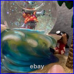 Disney Lilo and Stitch Snow Globe Snow Dome pre-owned Japan Free Shipping Disney Lilo and Stitch Snow Globe Snow Dome pre-owned Japan Free Shipping