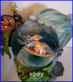 Disney Lilo and Stitch Surfing 7.5 Musical Snow Globe plays Aloha O'e