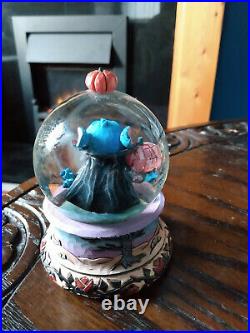 Disney Lilo and Stitch Vampire Stitch Snow Globe Halloween ENESCO RARE