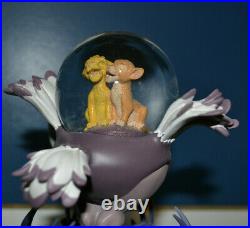 Disney Lion King I Can't Wait to be King Rotating 18 Snowglobe See Descr
