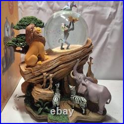 Disney Lion King Musical Circle Of Life Snow Globe With Box 1994