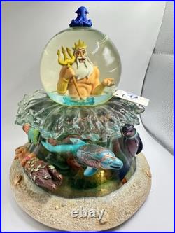 Disney Little Mermaid King Triton Musical Snow Globe Disney Little Mermaid King Triton Musical Snow Globe