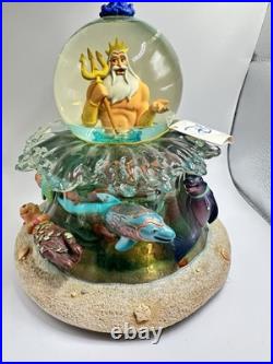 Disney Little Mermaid King Triton Musical Snow Globe Disney Little Mermaid King Triton Musical Snow Globe