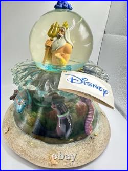 Disney Little Mermaid King Triton Musical Snow Globe Disney Little Mermaid King Triton Musical Snow Globe