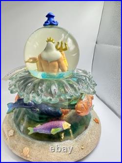 Disney Little Mermaid King Triton Musical Snow Globe Disney Little Mermaid King Triton Musical Snow Globe
