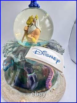 Disney Little Mermaid King Triton Musical Snow Globe Disney Little Mermaid King Triton Musical Snow Globe