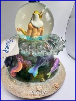 Disney Little Mermaid King Triton Musical Snow Globe Disney Little Mermaid King Triton Musical Snow Globe