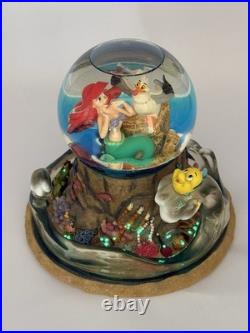 Disney Little Mermaid Musical Water Globe, Ariel, Part of Your World, Works