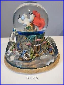 Disney Little Mermaid Snow Globe ARIEL'S TREASURE TROVE Part Of Your World