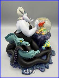 Disney Little Mermaid Ursula Sculpture with Mini Snow Globe Rare READ
