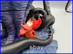 Disney Little Mermaid Ursula Sculpture with Mini Snow Globe Rare READ