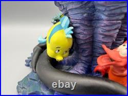Disney Little Mermaid Ursula Sculpture with Mini Snow Globe Rare READ