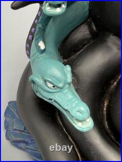 Disney Little Mermaid Ursula Sculpture with Mini Snow Globe Rare READ