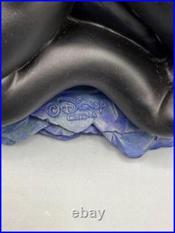 Disney Little Mermaid Ursula Sculpture with Mini Snow Globe Rare READ