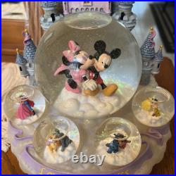 Disney Love's First Kiss Snow Globe New in Box-Lilo & Stitch, Lady & The Tramp