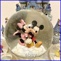 Disney Loves First Kiss Snow Globe With Box- Lilo & Stitch, Lady & The Tramp
