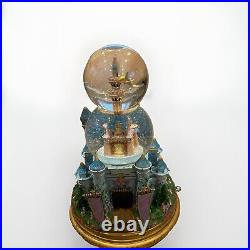 Disney Magic Kingdom Castle You Can Fly! Working INCREDIBLE Snow Globe RARE