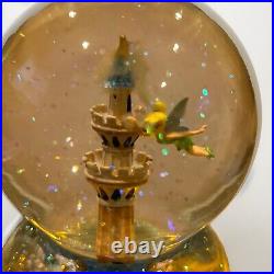 Disney Magic Kingdom Castle You Can Fly! Working INCREDIBLE Snow Globe RARE