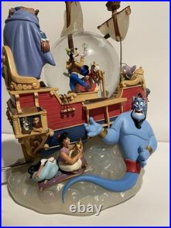 Disney Magical Gathering Ship A Whole New World Musical Snow Globe READ Disney Magical Gathering Ship A Whole New World Musical Snow Globe READ