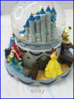 Disney Magical Moments Rotating Glitter Snowglobe Music Box When You Wish Upon A