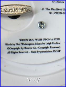 Disney Magical Moments Rotating Glitter Snowglobe Music Box When You Wish Upon A