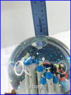 Disney Magical Moments Rotating Glitter Snowglobe Music Box When You Wish Upon A