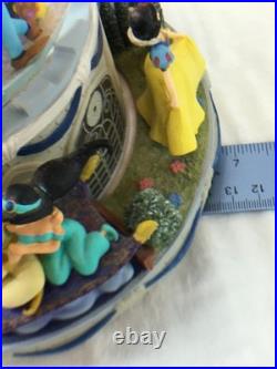 Disney Magical Moments Rotating Glitter Snowglobe Music Box When You Wish Upon A