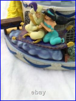 Disney Magical Moments Rotating Glitter Snowglobe Music Box When You Wish Upon A