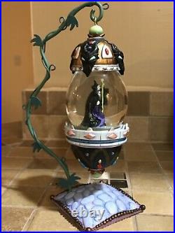 Disney Maleficent Hanging Vine Snowglobe with Stand Sleeping Beauty Villains Globe